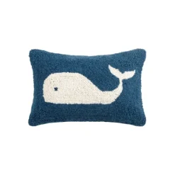 Kirkland's Home Navy Whale Lumbar Pillow- Pillows