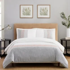 Kirkland's Home Neapolitan Gray 3-Pc. King Duvet Set- Duvets