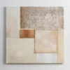 Kirkland's Home Neutral Abstract Squares Canvas Art Print- Canvas Art