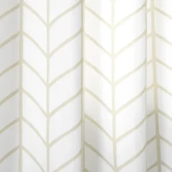 Kirkland's Home Neutral Chevron 2-Pc. Curtain Panel Set, 84 In.- Curtains & Drapes