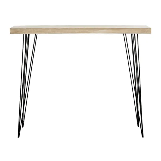 Kirkland's Home Neutral Hairpin Legs Console Table- Console Tables