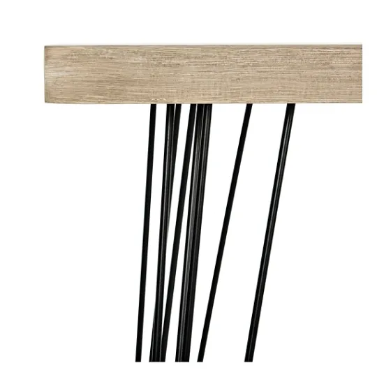 Kirkland's Home Neutral Hairpin Legs Console Table- Console Tables