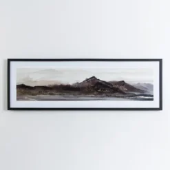 Kirkland's Home Neutral Landscape Foil Framed Wall Art- Framed Art