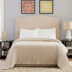 Kirkland's Home Neutral Maren King Bed Blanket- Bedspreads & Coverlets