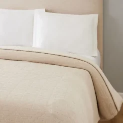 Kirkland's Home Neutral Maren King Bed Blanket- Bedspreads & Coverlets