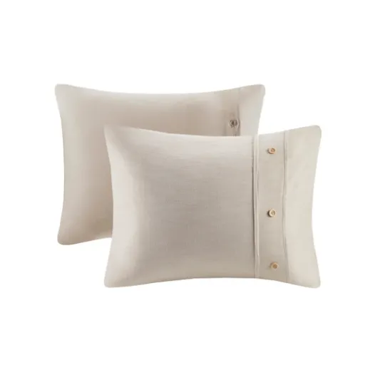 Kirkland's Home Neutral Oversized 3-Pc. Queen Duvet Cover Set- Duvets
