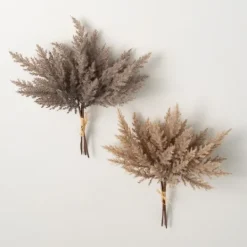 Kirkland's Home Neutral Pampas Grass Bundles, Set Of 2- Stems & Bouquets
