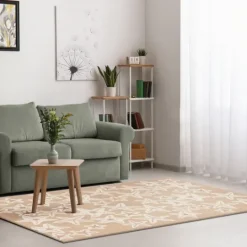 Kirkland's Home Neutral Starfish Outdoor Area Rug, 5X7- Outdoor Rugs