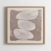 Kirkland's Home Neutral Stone Abstract I Framed Art Print- Framed Art