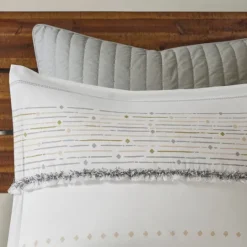 Kirkland's Home Neutral Stripe King 3-Pc. Comforter Set- Comforters