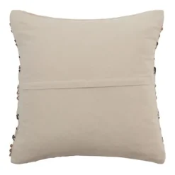Kirkland's Home Neutral Striped Woven Square Throw Pillow- Pillows