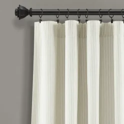Kirkland's Home Neutral Vintage Stripe Curtain Panel Set, 84 In.- Curtains & Drapes