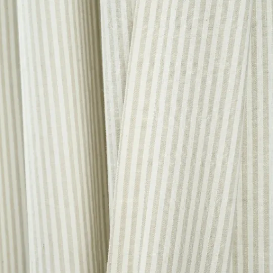 Kirkland's Home Neutral Vintage Stripe Curtain Panel Set, 84 In.- Curtains & Drapes