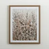 Kirkland's Home Neutral Wildflowers I Framed Art Print- Framed Art