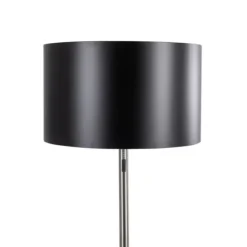 Kirkland's Home Nickel And Metal Shade Floor Lamp- Floor Lamps