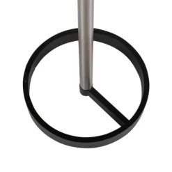 Kirkland's Home Nickel And Metal Shade Floor Lamp- Floor Lamps