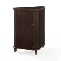 Kirkland's Home Nikki Dark Wooden Corner Cabinet- Bathroom Furniture