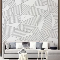 Kirkland's Home Nobel Geometry Peel And Stick Wall Mural- Wall Murals & Wall Decals