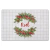 Kirkland's Home Noel Wreath Christmas Kitchen Mat- Kitchen & Floor Mats