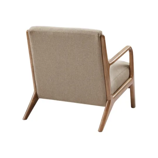 Kirkland's Home Nolan Cream Mid-Century Accent Chair- Accent Chairs