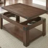 Kirkland's Home Nolan Lift Top Wood And Metal Accents Coffee Table- Coffee Tables