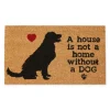 Kirkland's Home Not Home Without A Dog Coir Doormat- Doormats