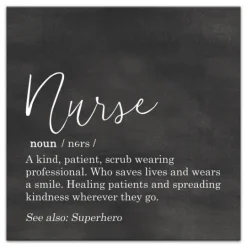Kirkland's Home Nurse Definition Canvas Art Print- Wall Quotes & Signs