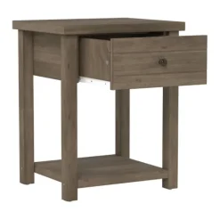 Kirkland's Home Oak Bailie Wooden Side Table- Accent & End Tables