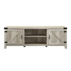 Kirkland's Home Oak Barn Door Tv Stand- Tv Stands & Media Consoles