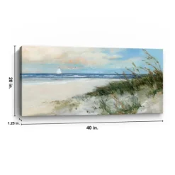 Kirkland's Home Oak Island Sunrise Giclee Canvas Art Print- Canvas Art