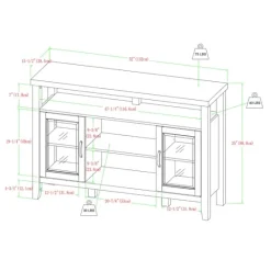 Kirkland's Home Oak Rustic Wood Tv Stand- Tv Stands & Media Consoles