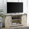Kirkland's Home Oak Sliding Barn Door Tv Stand- Tv Stands & Media Consoles