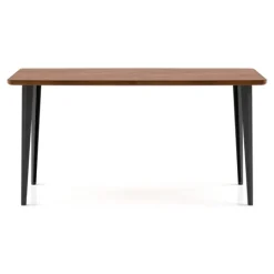 Kirkland's Home Oak Wood And Metal Dining Table- Dining Tables
