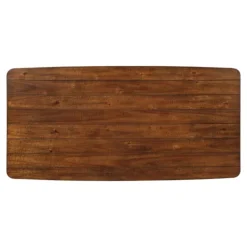 Kirkland's Home Oak Wood And Metal Dining Table- Dining Tables