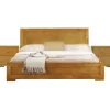 Kirkland's Home Oak Wood King Platform Bed And 2-Nightstand Set- Beds & Headboards