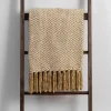 Kirkland's Home Oat Diamond Chenille Throw- Blankets & Throws