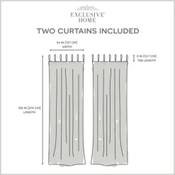 Kirkland's Home Oatmeal Braided 2-Pc. Curtain Panel Set, 108 In.- Curtains & Drapes