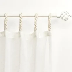 Kirkland's Home Oatmeal Braided 2-Pc. Curtain Panel Set, 96 In.- Curtains & Drapes