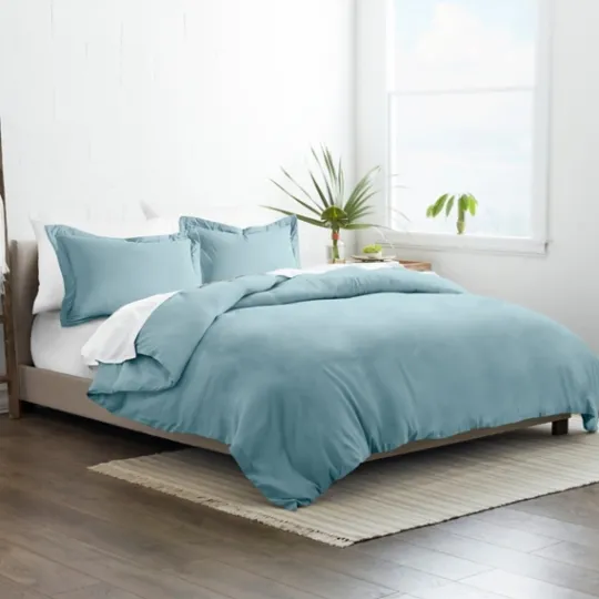 Kirkland's Home Ocean Solid 3-Pc. Twin Duvet Cover Set- Duvets