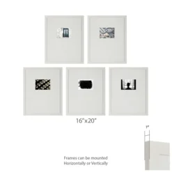 Kirkland's Home Offset Mat 5X7 5-Pc. Gallery Wall Frame Set- Gallery Wall Frames