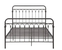 Kirkland's Home Oil Rubbed Bronze Metal Platform Full Bed- Beds & Headboards