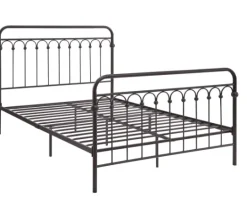 Kirkland's Home Oil Rubbed Bronze Metal Platform Queen Bed- Beds & Headboards