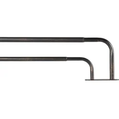Kirkland's Home Oiled Bronze Fetter Double Curtain Rod, 72 In.- Curtain Rods & Hardware
