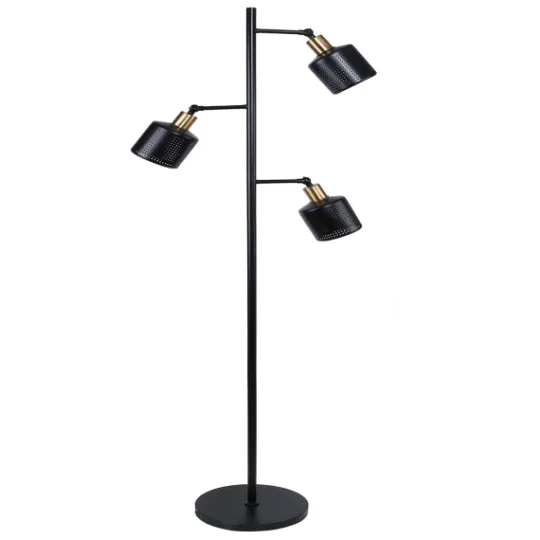 Kirkland's Home Oiled Bronze 3-Light Cage Tree Floor Lamp- Floor Lamps