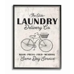 Kirkland's Home Olde Laundry Delivery Co. Framed Art Print- Wall Quotes & Signs