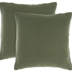 Kirkland's Home Olive Cable Knit Throw Pillows, Set Of 2- Pillows