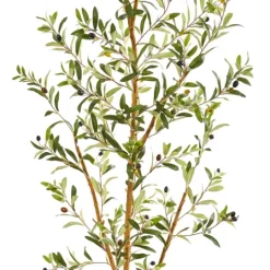 Kirkland's Home Olive Tree In Mossy Metal Planter- Trees & Topiaries