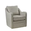 Kirkland's Home Olivia Oatmeal Swivel Accent Chair- Accent Chairs