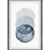 Kirkland's Home Ombre Overlapping Circles Giclee Framed Art Print- Framed Art