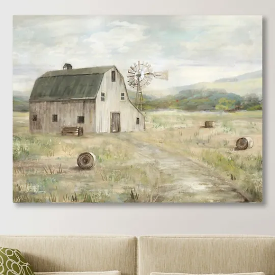 Kirkland's Home On The Farm Giclee Canvas Art Print, 40X30 In.- Canvas Art